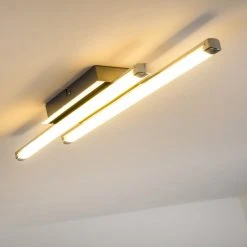 Hofstein Deckenleuchte Iskut LED Chrom, 2-flammig -LED Leuchten Verkäufe 2022 deckenleuchte iskut h3000731 2