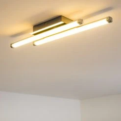 Hofstein Deckenleuchte Iskut LED Chrom, 2-flammig -LED Leuchten Verkäufe 2022 deckenleuchte iskut h3000731 3