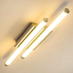 Hofstein Deckenleuchte Iskut LED Chrom, 2-flammig -LED Leuchten Verkäufe 2022 deckenleuchte iskut h3000731 5