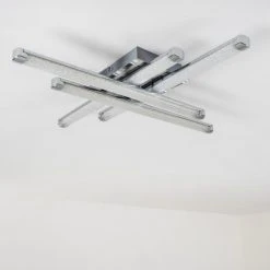 Hofstein Deckenleuchte Iskut LED Chrom, 4-flammig -LED Leuchten Verkäufe 2022 deckenleuchte iskut h3000755 14