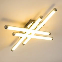 Hofstein Deckenleuchte Iskut LED Chrom, 4-flammig -LED Leuchten Verkäufe 2022 deckenleuchte iskut h3000755 5