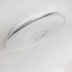 Hofstein Deckenleuchte Jamton LED Chrom, 1-flammig, Fernbedienung -LED Leuchten Verkäufe 2022 deckenleuchte jamton h3020296 19