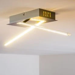 Hofstein Deckenleuchte Jatuni LED Nickel-Matt, 1-flammig -LED Leuchten Verkäufe 2022 deckenleuchte jatuni h3021002 do2 12