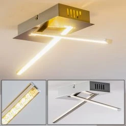 Hofstein Deckenleuchte Jatuni LED Nickel-Matt, 1-flammig -LED Leuchten Verkäufe 2022 deckenleuchte jatuni h3021002 do2 18