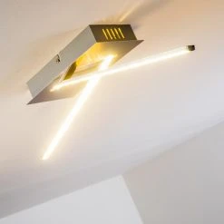 Hofstein Deckenleuchte Jatuni LED Nickel-Matt, 1-flammig -LED Leuchten Verkäufe 2022 deckenleuchte jatuni h3021002 do2 4