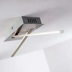 Hofstein Deckenleuchte Jatuni LED Nickel-Matt, 1-flammig -LED Leuchten Verkäufe 2022 deckenleuchte jatuni h3021002 do2 5