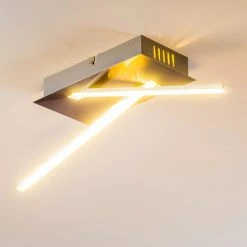 Hofstein Deckenleuchte Jatuni LED Nickel-Matt, 1-flammig -LED Leuchten Verkäufe 2022 deckenleuchte jatuni h3021002 do2 6