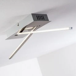 Hofstein Deckenleuchte Jatuni LED Nickel-Matt, 1-flammig -LED Leuchten Verkäufe 2022 deckenleuchte jatuni h3021002 do2 7