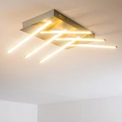 Hofstein Deckenleuchte Jatuni LED Nickel-Matt, 1-flammig -LED Leuchten Verkäufe 2022 deckenleuchte jatuni h3021019 do2 11