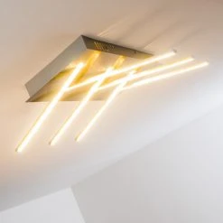 Hofstein Deckenleuchte Jatuni LED Nickel-Matt, 1-flammig -LED Leuchten Verkäufe 2022 deckenleuchte jatuni h3021019 do2 13