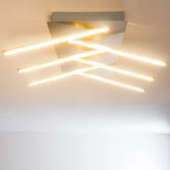 Hofstein Deckenleuchte Jatuni LED Nickel-Matt, 1-flammig -LED Leuchten Verkäufe 2022 deckenleuchte jatuni h3021019 do2 14