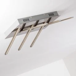 Hofstein Deckenleuchte Jatuni LED Nickel-Matt, 1-flammig -LED Leuchten Verkäufe 2022 deckenleuchte jatuni h3021019 do2 17