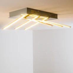 Hofstein Deckenleuchte Jatuni LED Nickel-Matt, 1-flammig -LED Leuchten Verkäufe 2022 deckenleuchte jatuni h3021019 do2 2