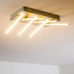 Hofstein Deckenleuchte Jatuni LED Nickel-Matt, 1-flammig -LED Leuchten Verkäufe 2022 deckenleuchte jatuni h3021019 do2 8