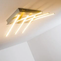 Hofstein Deckenleuchte Jatuni LED Nickel-Matt, 1-flammig -LED Leuchten Verkäufe 2022 deckenleuchte jatuni h3021019 do2 9