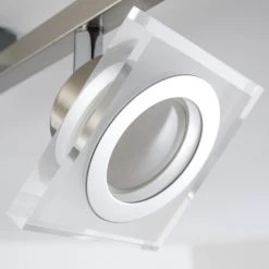 Hofstein Deckenleuchte Kolari LED Nickel-Matt, Chrom, 2-flammig -LED Leuchten Verkäufe 2022 deckenleuchte kolari h3007075 18