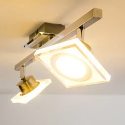 Hofstein Deckenleuchte Kolari LED Nickel-Matt, Chrom, 2-flammig -LED Leuchten Verkäufe 2022 deckenleuchte kolari h3007075 7
