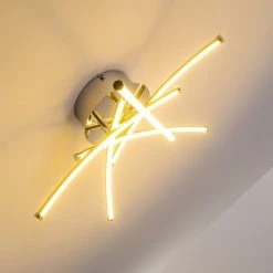 Hofstein Deckenleuchte Kortezubi LED Chrom, 1-flammig -LED Leuchten Verkäufe 2022 deckenleuchte kortezubi h3004050 10