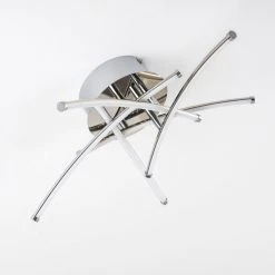 Hofstein Deckenleuchte Kortezubi LED Chrom, 1-flammig -LED Leuchten Verkäufe 2022 deckenleuchte kortezubi h3004050 11