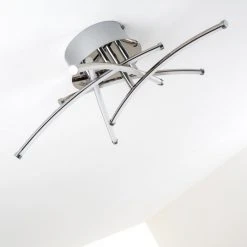 Hofstein Deckenleuchte Kortezubi LED Chrom, 1-flammig -LED Leuchten Verkäufe 2022 deckenleuchte kortezubi h3004050 12