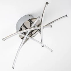 Hofstein Deckenleuchte Kortezubi LED Chrom, 1-flammig -LED Leuchten Verkäufe 2022 deckenleuchte kortezubi h3004050 13