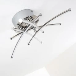 Hofstein Deckenleuchte Kortezubi LED Chrom, 1-flammig -LED Leuchten Verkäufe 2022 deckenleuchte kortezubi h3004050 14