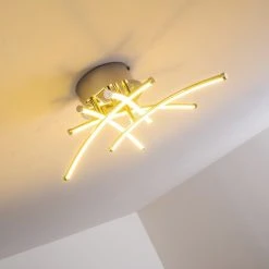 Hofstein Deckenleuchte Kortezubi LED Chrom, 1-flammig -LED Leuchten Verkäufe 2022 deckenleuchte kortezubi h3004050 16