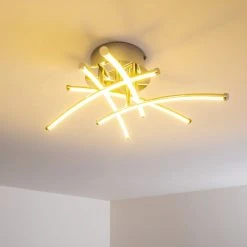 Hofstein Deckenleuchte Kortezubi LED Chrom, 1-flammig -LED Leuchten Verkäufe 2022 deckenleuchte kortezubi h3004050 17