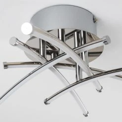 Hofstein Deckenleuchte Kortezubi LED Chrom, 1-flammig -LED Leuchten Verkäufe 2022 deckenleuchte kortezubi h3004050 2