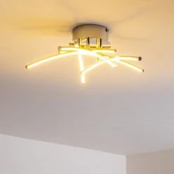 Hofstein Deckenleuchte Kortezubi LED Chrom, 1-flammig -LED Leuchten Verkäufe 2022 deckenleuchte kortezubi h3004050 4