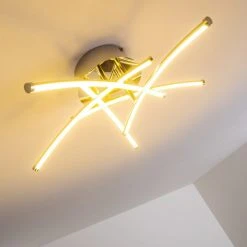 Hofstein Deckenleuchte Kortezubi LED Chrom, 1-flammig -LED Leuchten Verkäufe 2022 deckenleuchte kortezubi h3004050 7