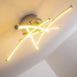 Hofstein Deckenleuchte Kortezubi LED Chrom, 1-flammig -LED Leuchten Verkäufe 2022 deckenleuchte kortezubi h3004050 9