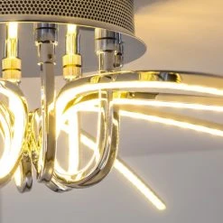 Hofstein Deckenleuchte Kukatush LED Chrom, 1-flammig -LED Leuchten Verkäufe 2022 deckenleuchte kukatush h3003688 4