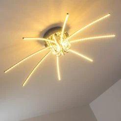 Hofstein Deckenleuchte Kukatush LED Chrom, 1-flammig -LED Leuchten Verkäufe 2022 deckenleuchte kukatush h3003688 7