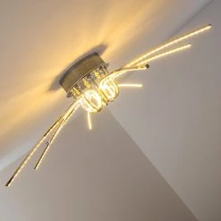 Hofstein Deckenleuchte Kukatush LED Chrom, 1-flammig -LED Leuchten Verkäufe 2022 deckenleuchte kukatush h3003688 8