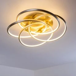 Hofstein Deckenleuchte Manning LED Nickel-Matt, 1-flammig -LED Leuchten Verkäufe 2022 deckenleuchte manning h3003893 12