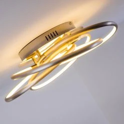 Hofstein Deckenleuchte Manning LED Nickel-Matt, 1-flammig -LED Leuchten Verkäufe 2022 deckenleuchte manning h3003893 9