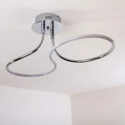 Hofstein Deckenleuchte Margie LED Chrom, 1-flammig -LED Leuchten Verkäufe 2022 deckenleuchte margie h3001240 3