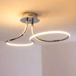 Hofstein Deckenleuchte Margie LED Chrom, 1-flammig -LED Leuchten Verkäufe 2022 deckenleuchte margie h3001240 5