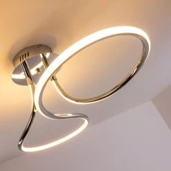 Hofstein Deckenleuchte Margie LED Chrom, 1-flammig -LED Leuchten Verkäufe 2022 deckenleuchte margie h3001240 8