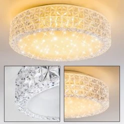 Hofstein Deckenleuchte Norra LED Wei&szlig;, 1-flammig