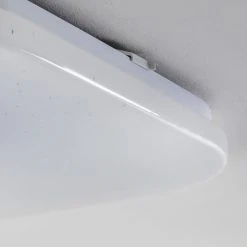 Hofstein Deckenleuchte Nutak LED Wei&szlig;, 1-flammig, Fernbedienung, Farbwechsler -LED Leuchten Verkäufe 2022 deckenleuchte nutak h3004173 15