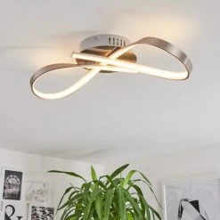 Hofstein Deckenleuchte Parson LED Nickel-Matt, 1-flammig -LED Leuchten Verkäufe 2022 deckenleuchte parson h3003794 6