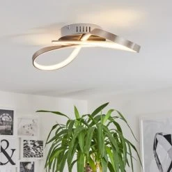 Hofstein Deckenleuchte Parson LED Nickel-Matt, 1-flammig -LED Leuchten Verkäufe 2022 deckenleuchte parson h3003794 8