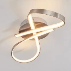 Hofstein Deckenleuchte Parson LED Nickel-Matt, 1-flammig -LED Leuchten Verkäufe 2022 deckenleuchte parson h3003794 9