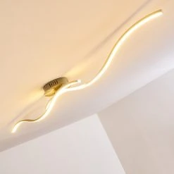 Hofstein Deckenleuchte Perugia LED Stahl geb&uuml;rstet, 1-flammig -LED Leuchten Verkäufe 2022 deckenleuchte perugia h168517 2