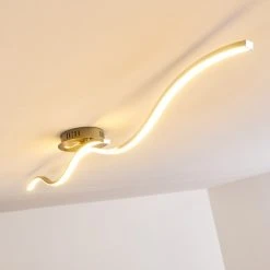 Hofstein Deckenleuchte Perugia LED Stahl geb&uuml;rstet, 1-flammig -LED Leuchten Verkäufe 2022 deckenleuchte perugia h168517 5