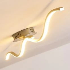 Hofstein Deckenleuchte Perugia LED Stahl geb&uuml;rstet, 1-flammig -LED Leuchten Verkäufe 2022 deckenleuchte perugia h168517 9