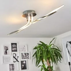 Hofstein Deckenleuchte REMO LED Nickel-Matt, 1-flammig -LED Leuchten Verkäufe 2022 deckenleuchte remo h169828 do3 10