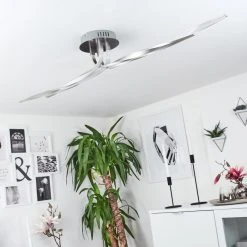 Hofstein Deckenleuchte REMO LED Nickel-Matt, 1-flammig -LED Leuchten Verkäufe 2022 deckenleuchte remo h169828 do3 11